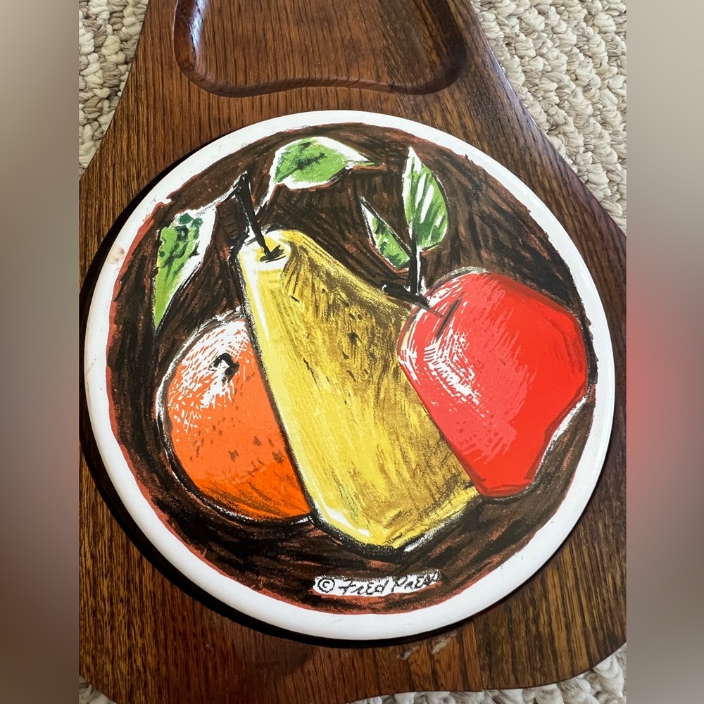Fred Press pear shaped cheese board - Picture 5 of 6